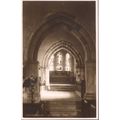 Vintage GB postcard - Rottingdean Church, St. M...