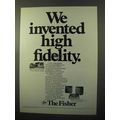 1970 Fisher 3580 Compact Stereo System Ad - We ...