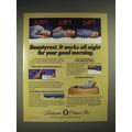1985 Simmons Beautyrest mattress Ad - Works All...