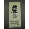 1991 American Diabetes Association Ad - Fight h...