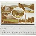 old postcard Glendalough, multi-view
