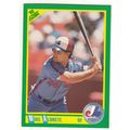 1990 Score Mike Aldrete error baseball card #22...