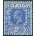 Fiji 1924 3d bright blue Die II SG234 used
