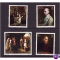 JERSEY 1983 PAINTINGS SET 4 VALS UM MINT