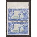 JAMAICA 1938 KING GEORGE VI DEFINITIVES 3d GREE...