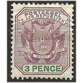 Transvaal 1897 SG220 3d Purple & Green Mounted ...