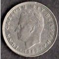 Coins. Spain 1989. 5 Pesetas Value