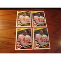 1984 Topps, 4-Cards, RONNIE LOTT, 49ers, #357, ...