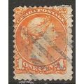 Canada 1870 SG72 1c Bright Orange Perf 12 Good/...
