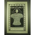 1902 Equitable Insurance Ad - The harvest
