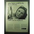 1969 TRW Inc. Ad - Sallie Taylor Would Be The First