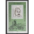 DDR 1979 U/M 1/- 'ALBERT EINSTEIN' M/S (EBID52-...