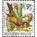 BELGIUM, BIRDS, European Goldfinch, 1985, 9 Franc