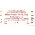 Bluebell Railway Edmondson Ticket - Day Rover b...