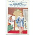 comic postcard oh john posted 1952 1418