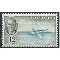Barbados 1950 SG277 12c Greenish Blue & Brown-O...