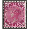 India 1900 SG115 1a Carmine Mounted Mint . ..