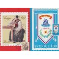 Swedish Christmas Xmas Stamps 2x Sweden First D...
