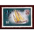 ANTIGUA, 1970 $1 QEII, SG283 (Scott #255), used