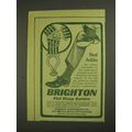 1903 Brighton Flat Clasp Garters Ad - Neat Ankles