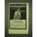 1902 National Phonograph Co. Ad - A new result ...