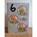 6th birthday card - 6