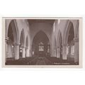 The Church Interior Ripley Postcard RP North Yo...