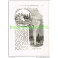 SPLENDID GEYSER, YELLOWSTONE, USA, BOOK ILLUSTR...