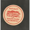 1 x Beermat Coaster USA Schaefer Brewing Co New...