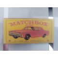 Matchbox - 31 Lincoln Continental (Red) - Repli...