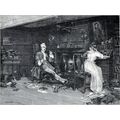 FIRESIDE STUDENT 1893 Francis Davis Millet PRINT