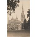 Salisbury Cathedral, Wiltshire, c.1930 - RP Pos...