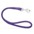 Soft Dog Pet Round Leather Traffic Lead W 1/2" ...