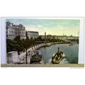 Paddle Steamer, The Embankment, London, c1905, ...