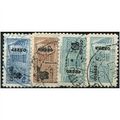 1953 Michel 652/655 - #2 fine used (o)