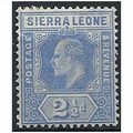 Sierra Leone 1910 SG103 2 1/2d Blue Mounted Min...