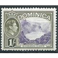 Dominica 1938 SG106 1/- Violet & Olive-Green Un...
