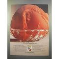 1985 Dole Fruit Sorbet Ad - A Bowl of Strawberries