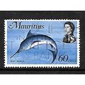 MAURITIUS 1969 60c BLUE MARLIN SG 449B FINE USED