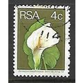 SOUTH AFRICA 1974 4c ARUM LILY SG 315A FINE USED