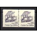 2263 20c Cable Car Fine MNH Dry Gum CNP Left 1 ...