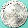 Monte Carlo. $1 Casino Token. Las Vegas, NV. 34A.