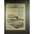 1956 Ford Sunliner & Station Wagon Ad, Lifeguar...