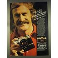 1976 Canon AE-1 Camera Ad - John Newcombe