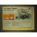 1987 Tye No Till Drill Ad - Pasture Pleasers