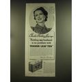 1939 Tender Leaf Tea Advertisement - Claudia Ba...