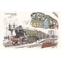The Flying Scotsman Train Leaves Kings Cross St...