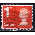 GB 2015 QE2 1st Large Letter Machin used SG U30...