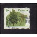 1991 canada shagbark hickory tree 69c f/u sg1473