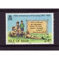 ISLE OF MAN 1982 SG 214 24p SCOUTS U/M MINT